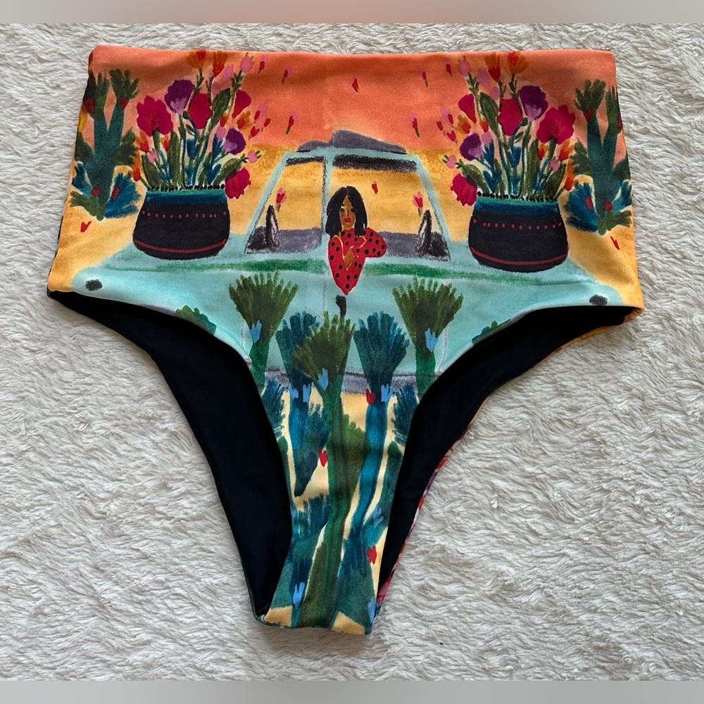 Carolina K high waisted bikini bottom